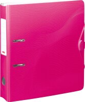BRUNNEN WAVE Ordner pink Kunststoff 7,0 cm DIN A4, 1 St.