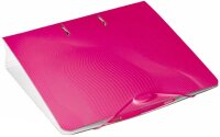 BRUNNEN WAVE Ordner pink Kunststoff 7,0 cm DIN A4, 1 St.