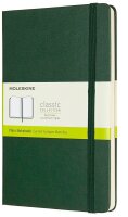 MOLESKINE Notizbuch Classic Collection fester Einband ca. DIN A5 blanko, myrtengrün Hardcover 240 Seiten, 1 St.