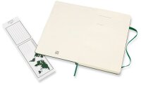MOLESKINE Notizbuch Classic Collection fester Einband ca. DIN A5 blanko, myrtengrün Hardcover 240 Seiten, 1 St.