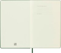 MOLESKINE Notizbuch Classic Collection fester Einband ca. DIN A5 blanko, myrtengrün Hardcover 240 Seiten, 1 St.