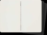 MOLESKINE Notizbücher Cahier ca. DIN A6 blanko, schwarz Softcover 64 Seiten, 3 St.