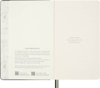 MOLESKINE Notizbuch Peanuts Gruppe ca. DIN A5 liniert, grau Hardcover 176 Seiten, 1 St.