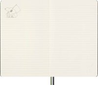 MOLESKINE Notizbuch Peanuts Gruppe ca. DIN A5 liniert, grau Hardcover 176 Seiten, 1 St.