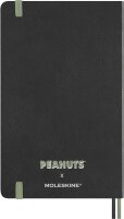 MOLESKINE Notizbuch Peanuts Gruppe ca. DIN A5 liniert, grau Hardcover 176 Seiten, 1 St.