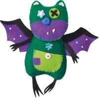 folia Nähset Monster Friends Batty mehrfarbig