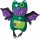 folia Nähset Monster Friends Batty mehrfarbig