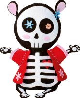 folia Nähset Monster Friends Scraggles mehrfarbig