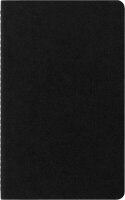 MOLESKINE Notizbücher Cahier ca. DIN A5 blanko, schwarz Softcover 80 Seiten, 3 St.