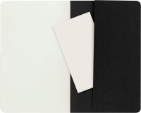 MOLESKINE Notizbücher Cahier ca. DIN A5 blanko, schwarz Softcover 80 Seiten, 3 St.