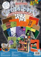 folia Bastelset Gruselparty mehrfarbig 102 St.
