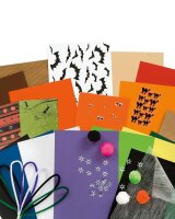 folia Bastelset Gruselparty mehrfarbig 102 St.