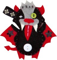 folia Nähset Mini Monster Friends mehrfarbig