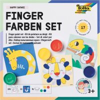 folia Happy Safari Fingerfarben farbsortiert 5 x 30,0 ml,...