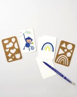 folia Bastelset DIY Spielkarten blanko