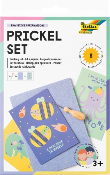 folia Prickelset mehrfarbig