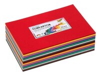 folia Tonpapier farbsortiert 180 g/qm 300 Blatt