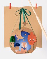 folia Bastelset Woodland mehrfarbig
