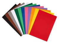 folia Tonpapier farbsortiert 180 g/qm 120 Blatt