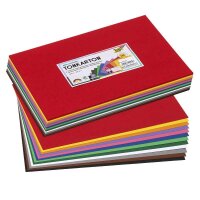folia Tonpapier farbsortiert 180 g/qm 120 Blatt