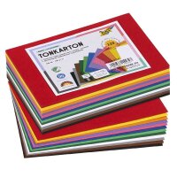 folia Tonpapier farbsortiert 180 g/qm 120 Blatt