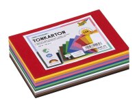 folia Tonpapier farbsortiert 180 g/qm 120 Blatt