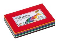 folia Tonpapier farbsortiert 180 g/qm 120 Blatt