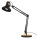 unilux BAYA BAMBOO LED Schreibtischlampe schwarz/bambus 12,6 W