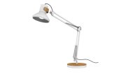 unilux BAYA BAMBOO LED Schreibtischlampe...