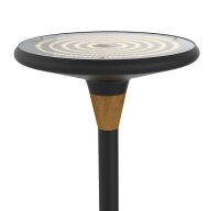 unilux BALY BAMBOO LED Stehlampe schwarz/bambus 44,6 W