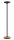 unilux BALY BAMBOO LED Stehlampe schwarz/bambus 44,6 W