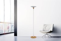 unilux BALY BAMBOO LED Stehlampe weiß/bambus 44,6 W