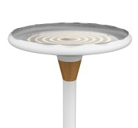 unilux BALY BAMBOO LED Stehlampe weiß/bambus 44,6 W