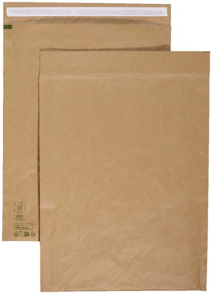 aroFAIR® Polstertaschen Gr. 10/K braun für DIN B3, 50 St.