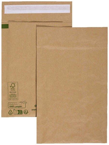 aroFAIR® Polstertaschen Gr. 3/C braun für DIN A5, 100 St.