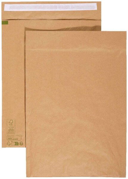 aroFAIR® Polstertaschen Gr. 8/H braun für DIN C4, 100 St.