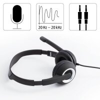 hama HS-P150 Headset schwarz