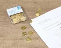 Gowi Eckenklammern gold 1,9 x 1,8 cm, 100 St.