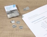 Gowi Eckenklammern aluminium  1,9 x 1,8 cm, 100 St.