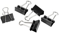 Gowi Foldbackklammern schwarz 3,2 cm, 12 St.