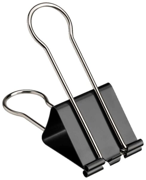 Gowi Foldbackklammer schwarz 6,0 cm, 1 St.
