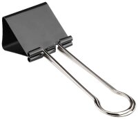 Gowi Foldbackklammer schwarz 6,0 cm, 1 St.