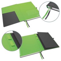 AKTION: LEITZ Notizbuch-Set Complete 1x DIN A5 +1x DIN A6 kariert, schwarz Hardc  ( 95850000 )