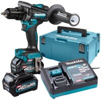 makita HP001GD201 Akku-Schlagbohrschrauber-Set 40,0 V...