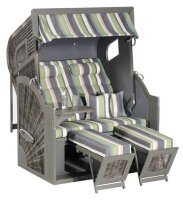 Sunny Smart® Strandkorb Rustikal 405 Z XL bunt, grau...