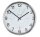 unilux Funkwanduhr Outdoor weiß grau Aluminium, Ø 35,5 cm