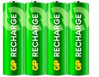 GP Akkus Recharge Ni-MH Mignon AA 2.100 mAh, 4 St.