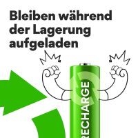 GP Akkus Recharge Ni-MH Mignon AA 2.100 mAh, 4 St.