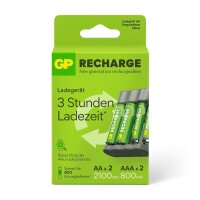 GP DE B441 USB-Akku-Ladegerät inkl. Akkus