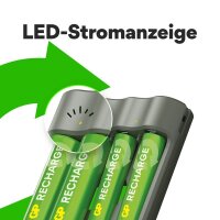 GP DE B441 USB-Akku-Ladegerät inkl. Akkus